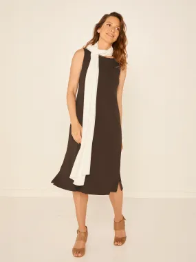 Bamboo A-Line Singlet Dress - Cocoa