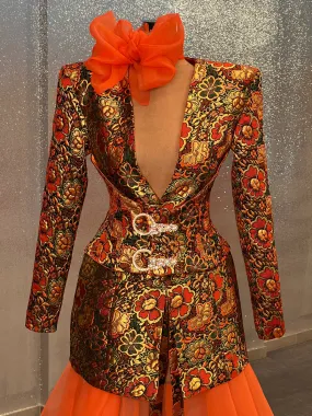 Elliott Suit Jacket long sleeve  Evening Dresses