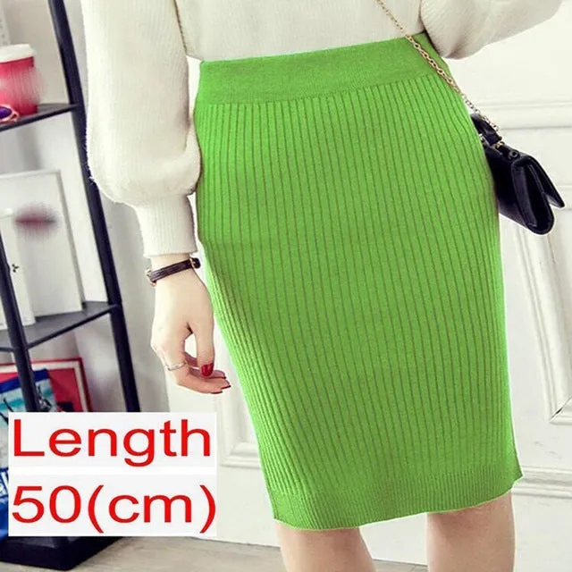 Emma – Women's Knitted Pencil Skirt