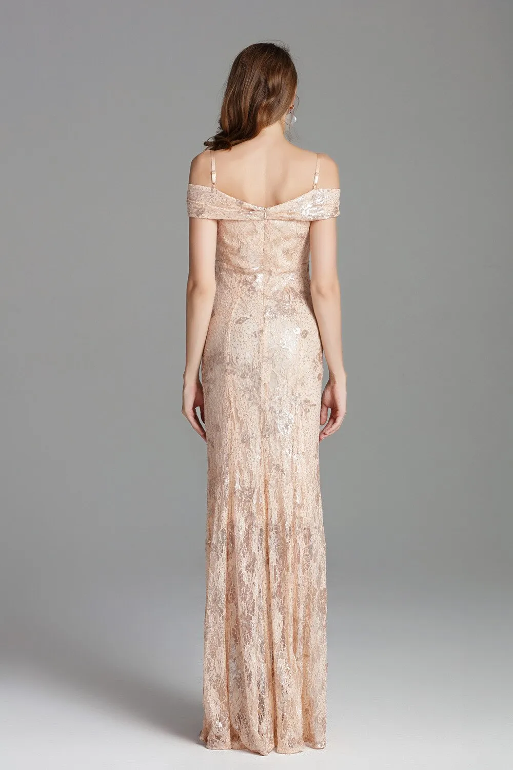 FashionSierra - Party Prom Embroidery Sequined Lace Fashion Long Dresses