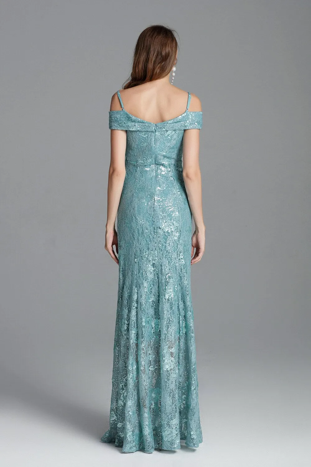 FashionSierra - Party Prom Embroidery Sequined Lace Fashion Long Dresses