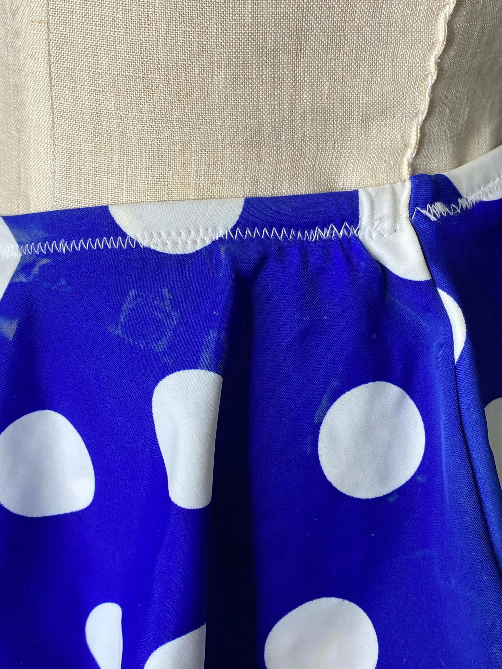 Polka Dot Peplum Swim Bottom (Small)