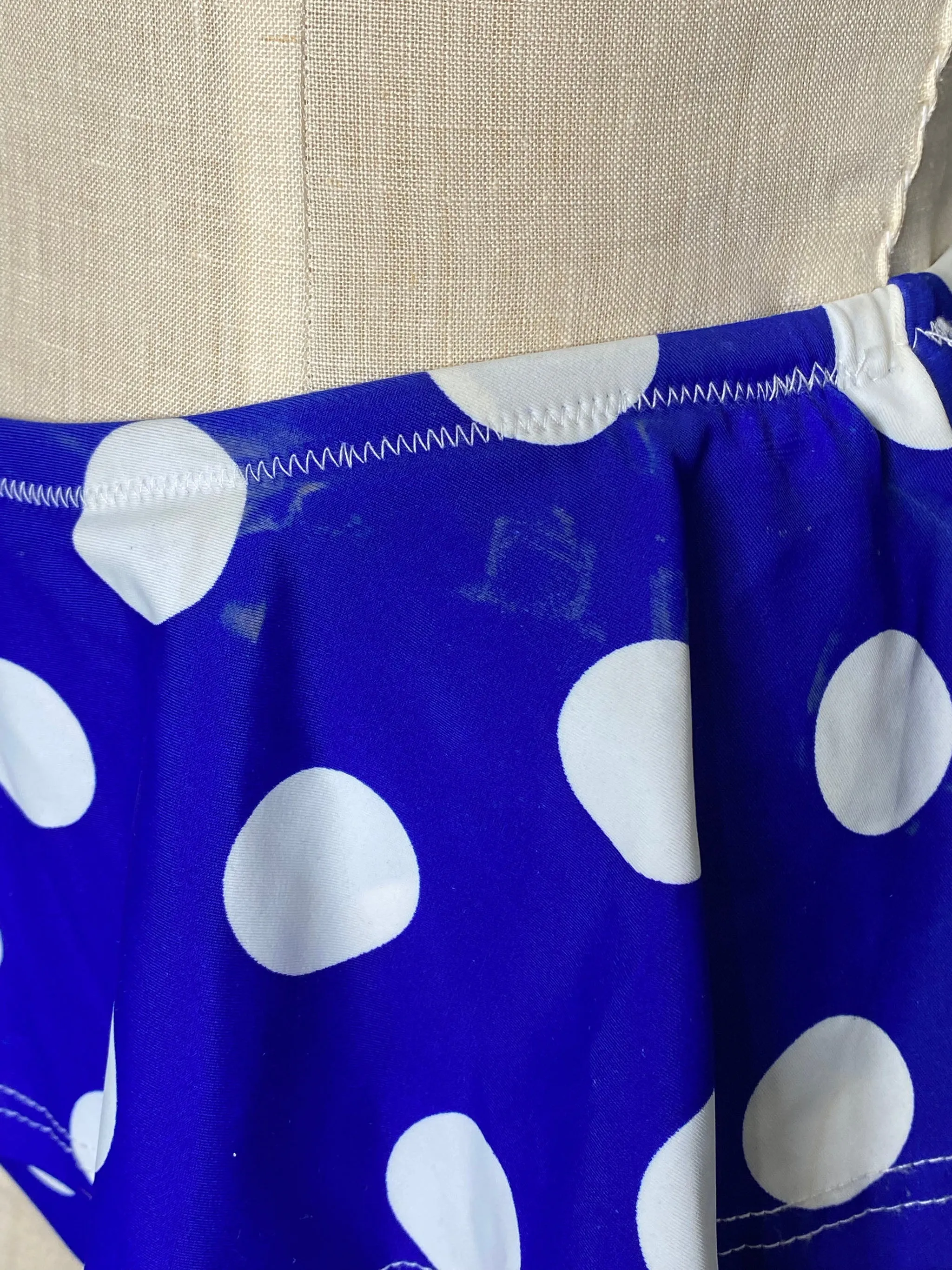 Polka Dot Peplum Swim Bottom (Small)